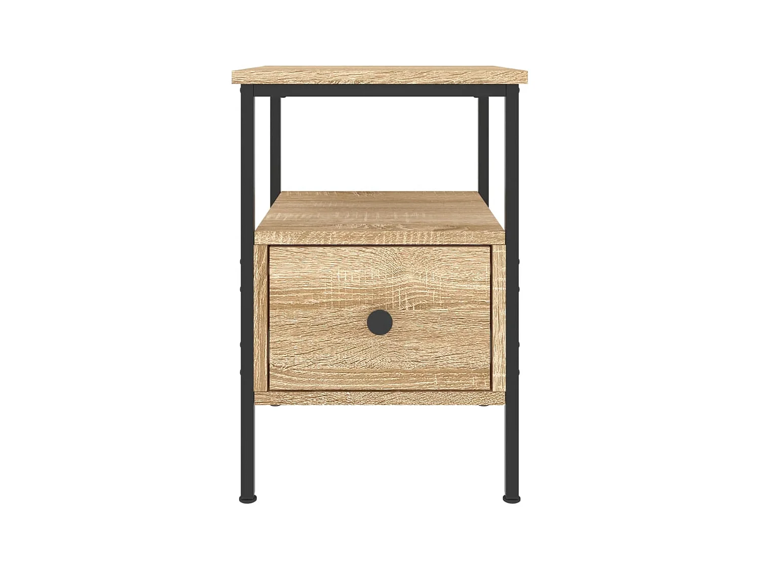 Mesita de noche | Mesilla de noche madera de ingeniería roble Sonoma 34x36x50 cm