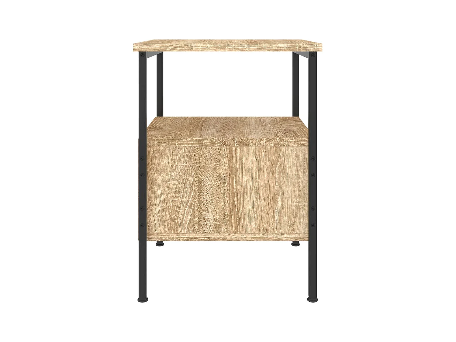 Mesita de noche | Mesilla de noche madera de ingeniería roble Sonoma 34x36x50 cm