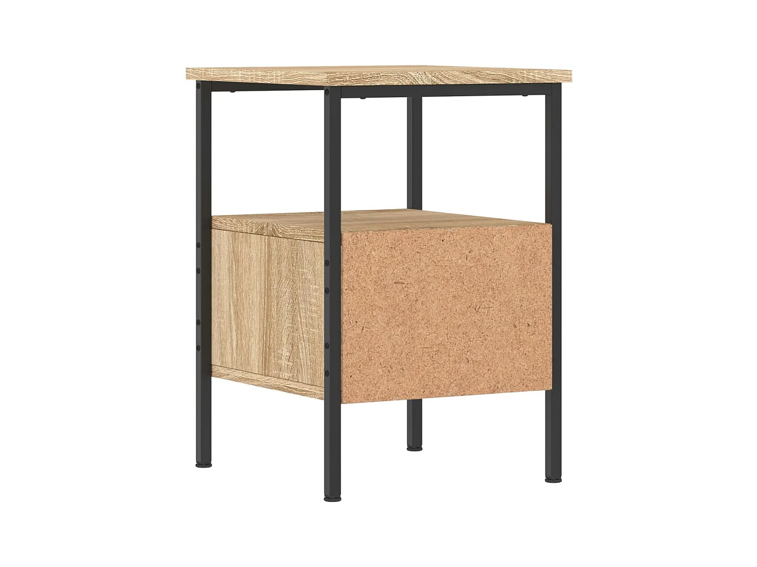 Mesita de noche | Mesilla de noche madera de ingeniería roble Sonoma 34x36x50 cm