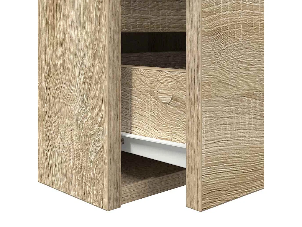 Mesilla de noche | Mesita de noche de pared roble Sonoma 38x34x40 cm