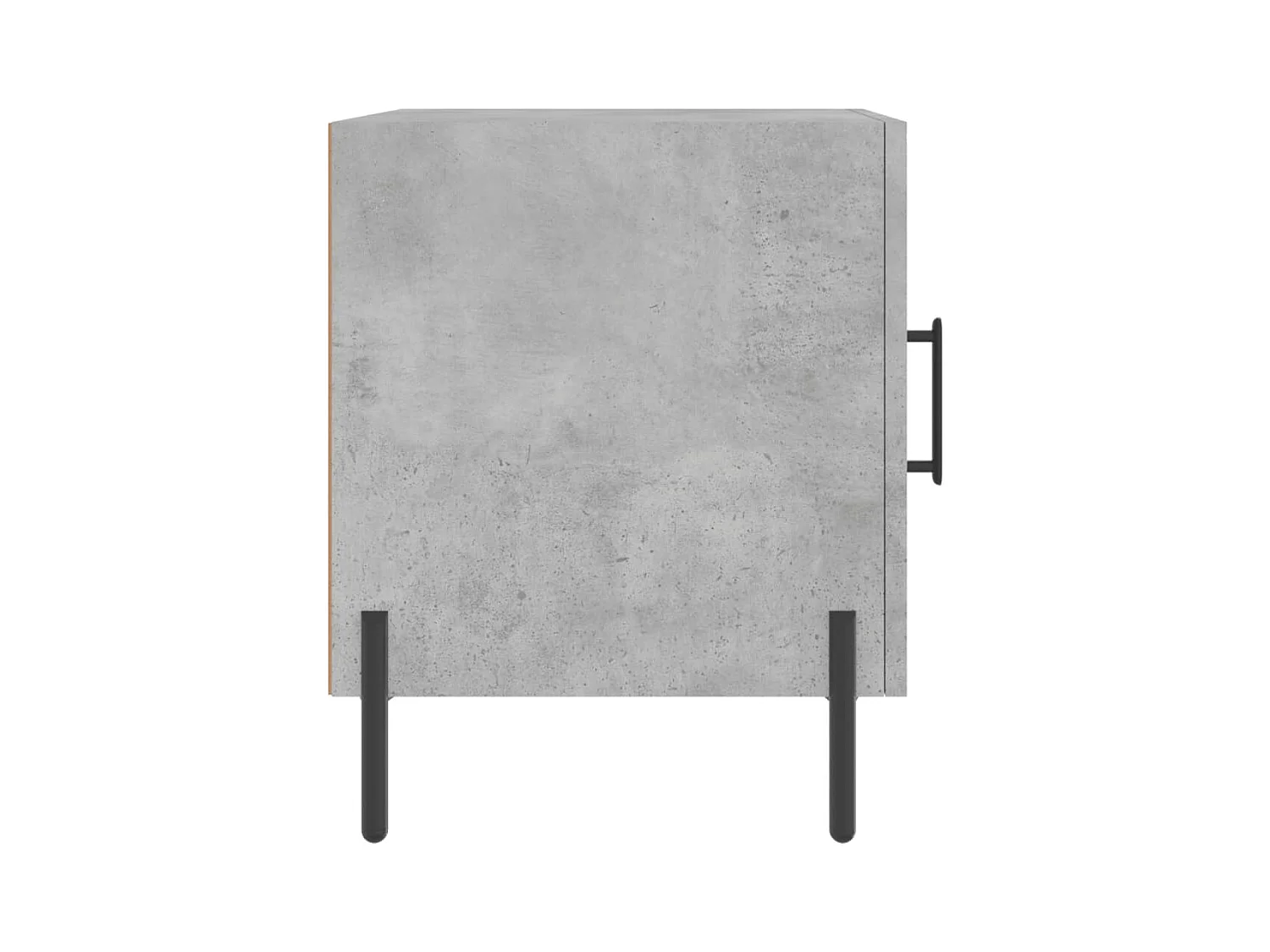 Mesitas de noche | Mesilla de noche 2 uds madera ingeniería gris hormigón 40x40x50 cm