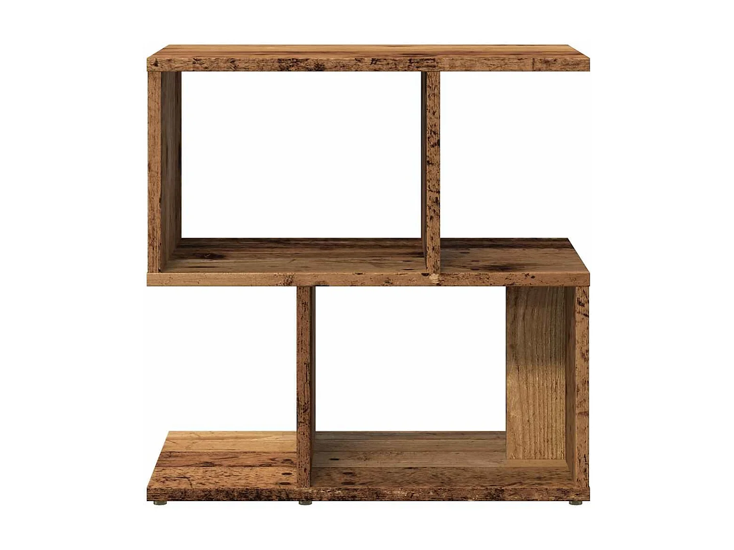 Mesita de noche | Mesilla de noche madera contrachapada envejecida 50x30x51,5cm