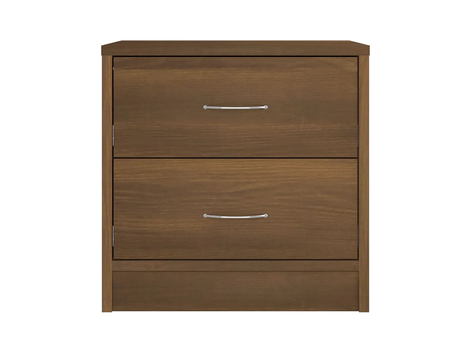 Mesita de noche | Mesilla de noche madera de ingeniería marrón roble 40x30x40 cm