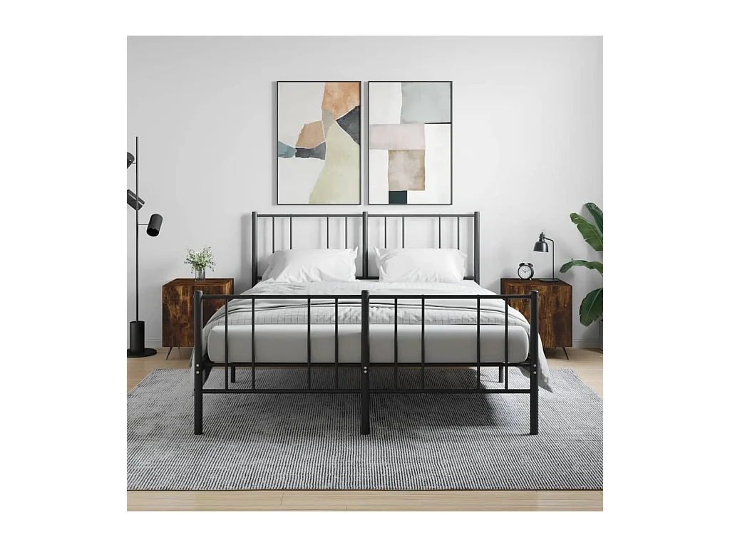 Mesa de Cabeceira Moderna 2 peças 40x40x50cm derivado madeira carvalho fumado