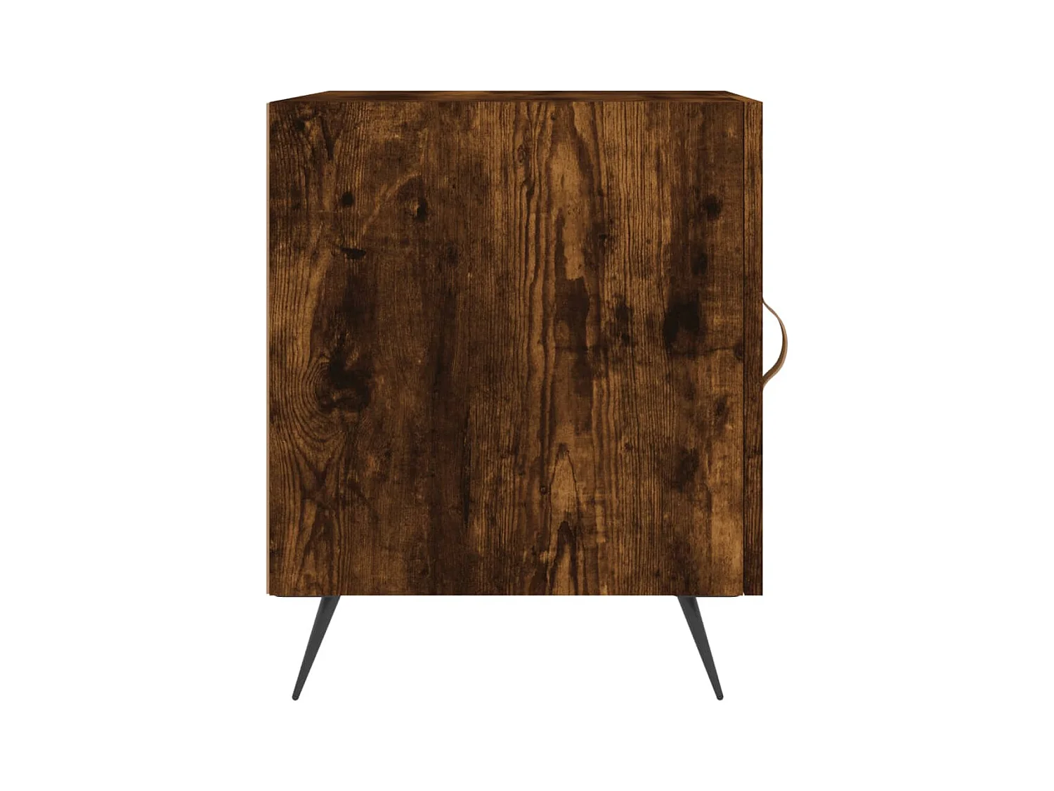 Mesa de Cabeceira Moderna 2 peças 40x40x50cm derivado madeira carvalho fumado