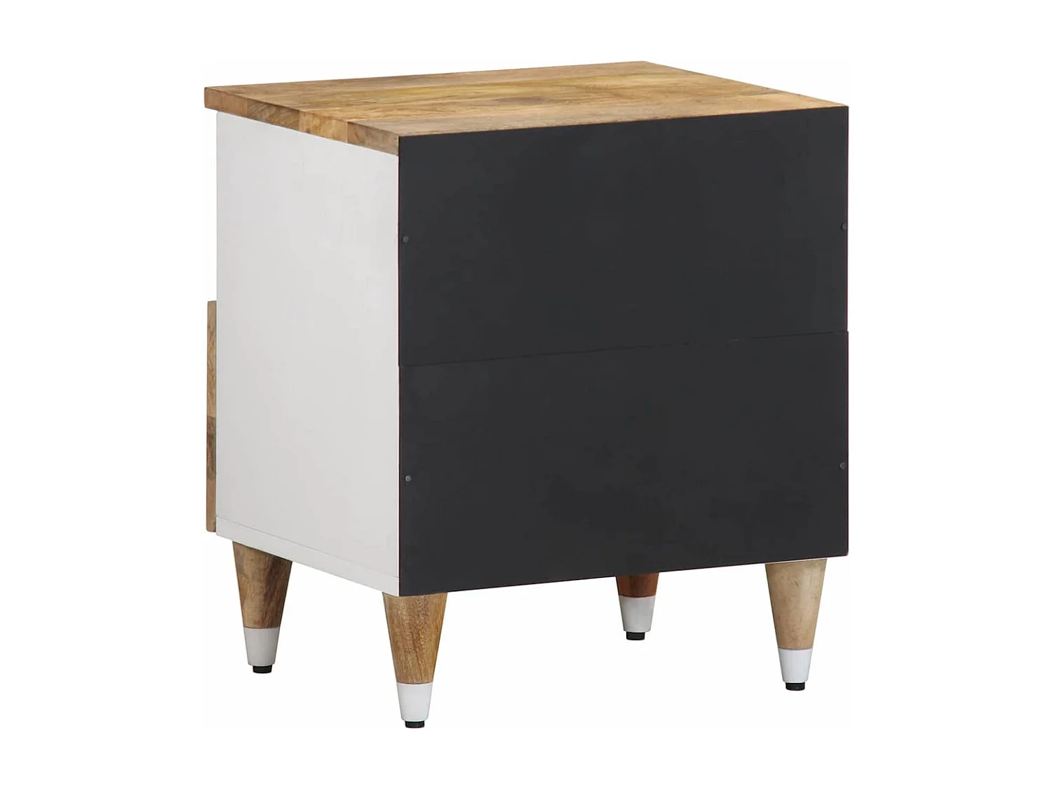 Nachttisch-Beistelltisch 40x33x46 cm Massivholz Mango SHL75003