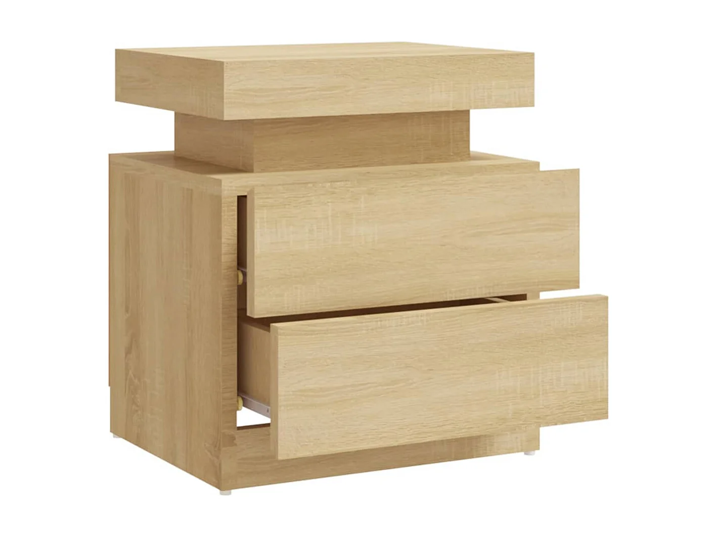 Table de chevet-Table d'appoint Chêne sonoma 45x35x52 cm Bois d'ingénierie