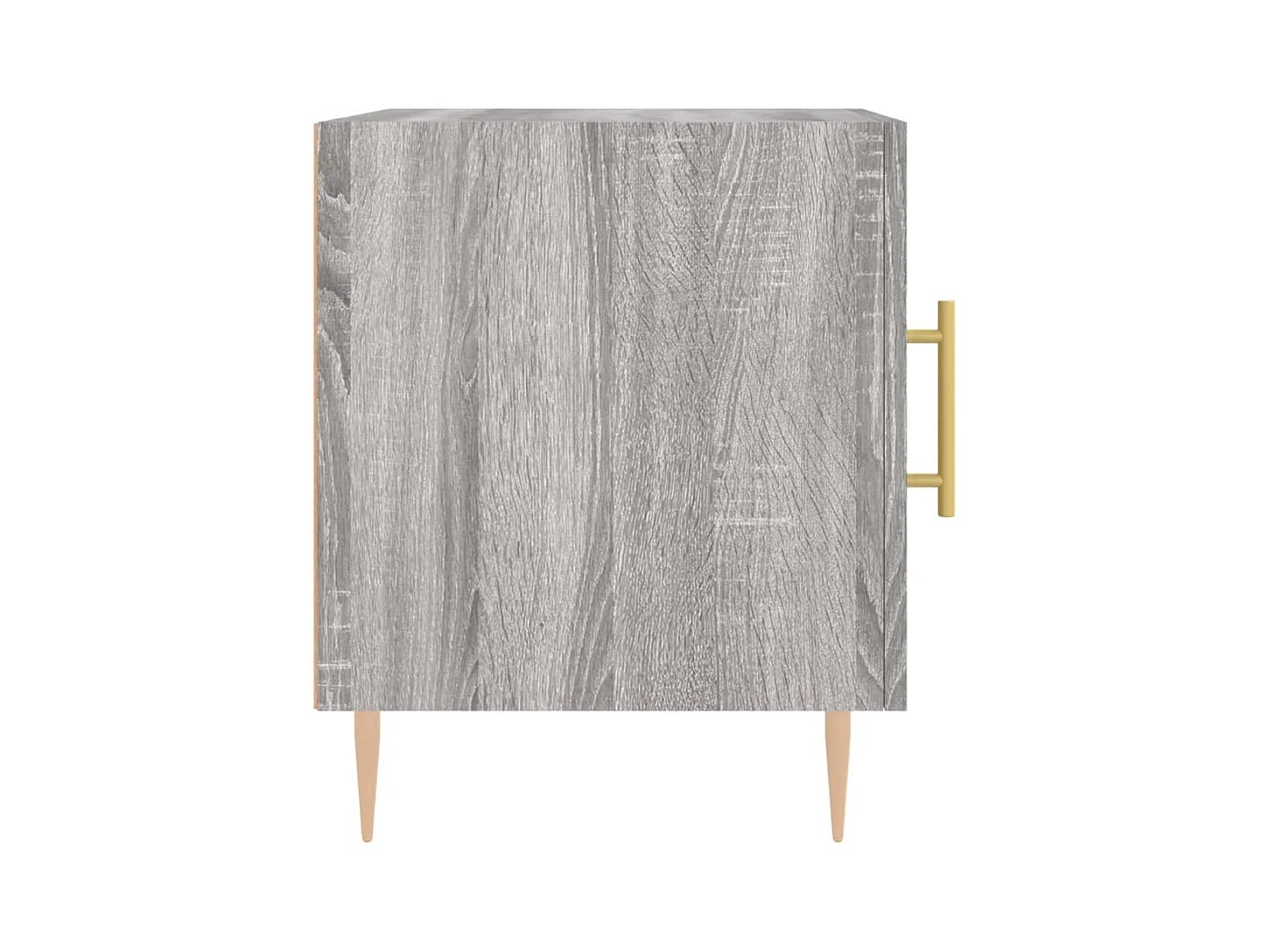 Lot de 2 Tables de chevet Étroite avec Étagère de rangement sonoma gris 40x40x50cm bois d'ingénierie