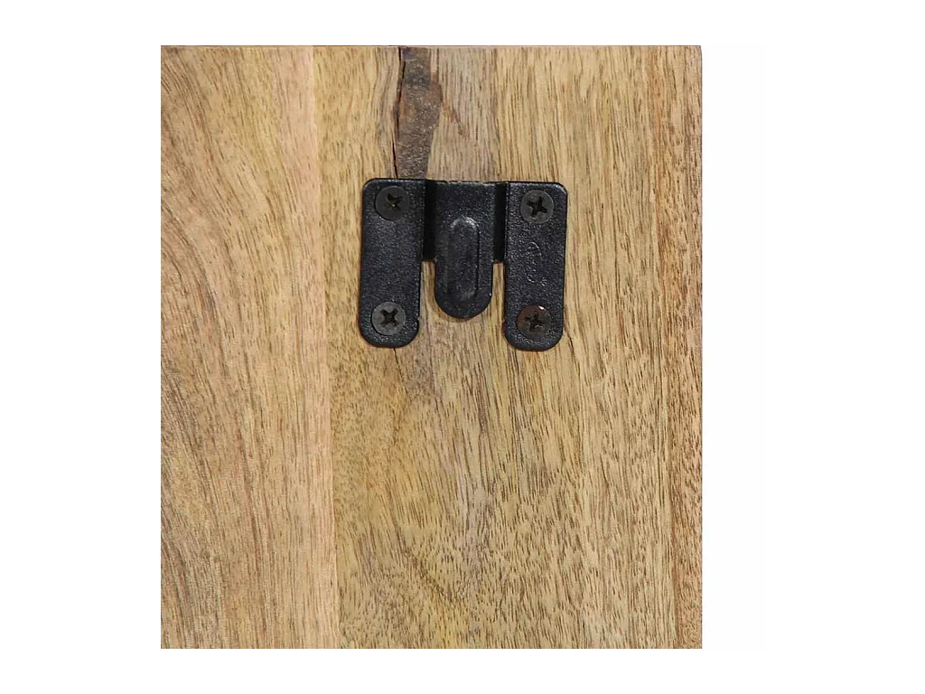 Mesita de noche | Mesilla de noche madera maciza de mango 50x27x50 cm