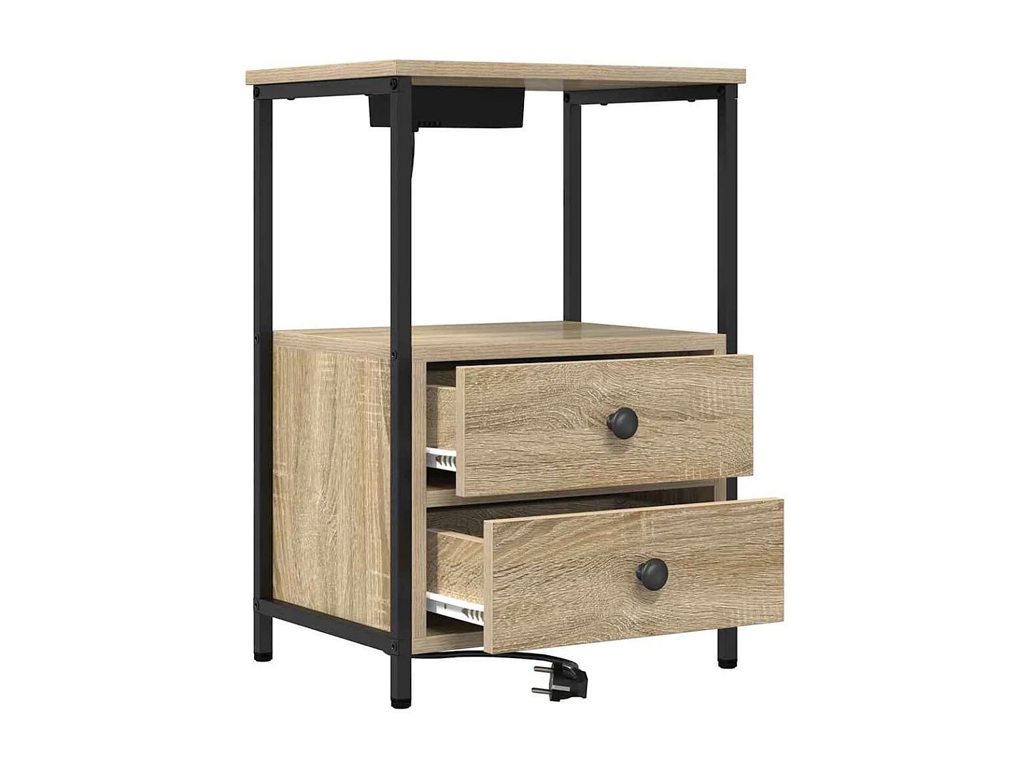 Nachttisch-Beistelltisch Sonoma-Eiche 40 x 31 x 60 cm Holzwerkstoff SHL81329