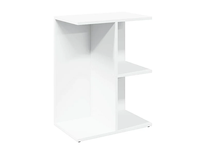 Table de chevet-Table d'appoint blanc 46,5x29x61 cm bois d’ingénierie