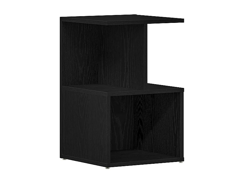 Mesita de Noche | Armario de Noche | Mesa auxiliar Roble negro 35x35x55 cm