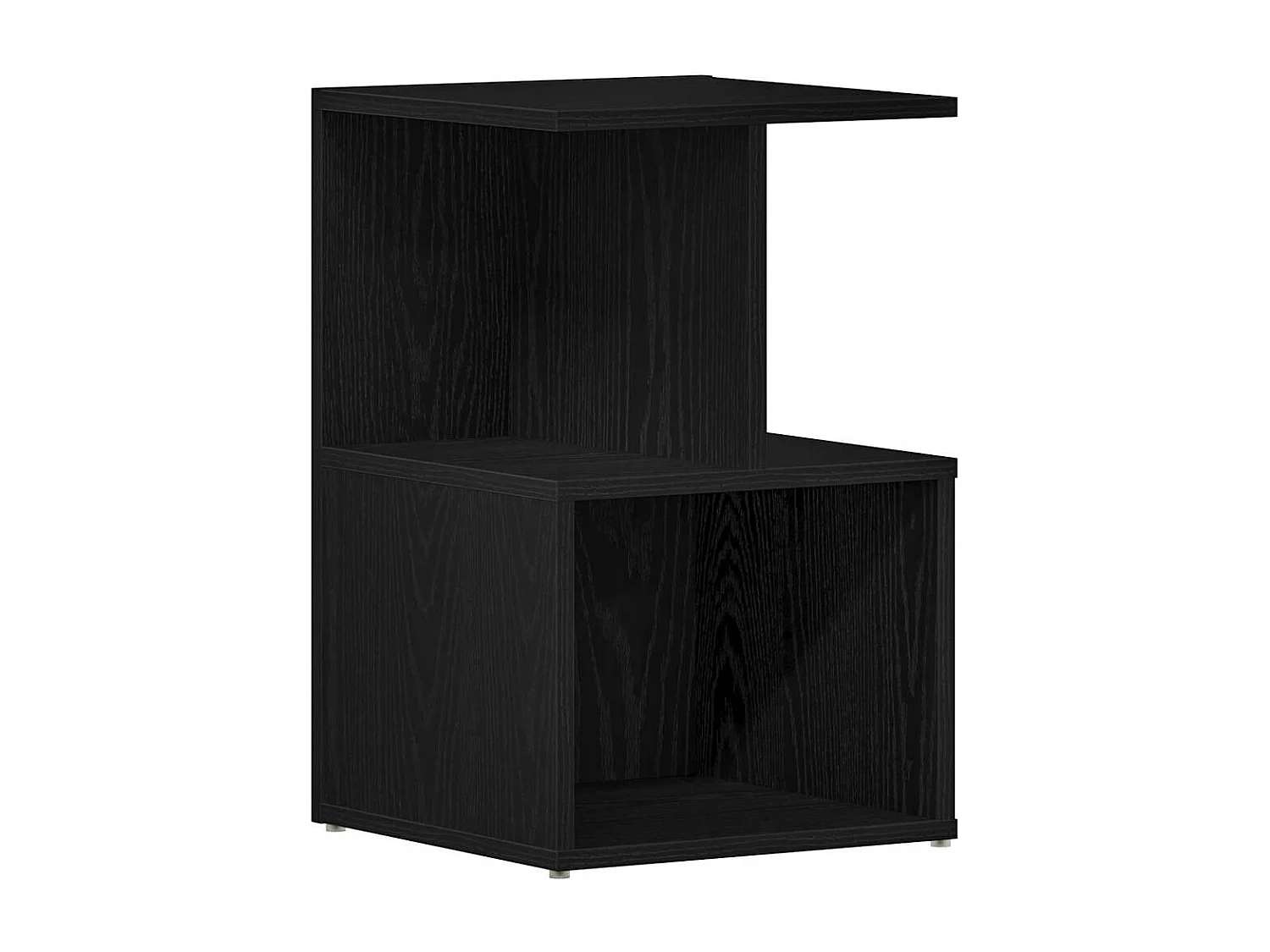 Nachttisch-Beistelltisch Schwarze Eiche 35 x 35 x 55 cm Holzwerkstoff SHL63090