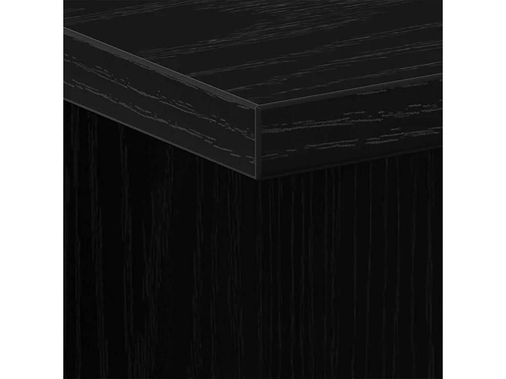 Nachttisch-Beistelltisch Schwarze Eiche 35 x 35 x 55 cm Holzwerkstoff SHL63090