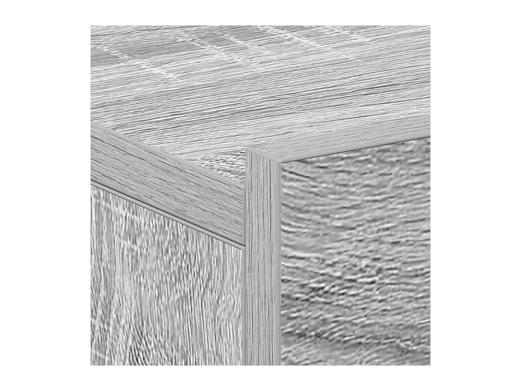 Mesita de noche | Mesilla de noche flotante 2 uds madera gris Sonoma 40x30x15 cm