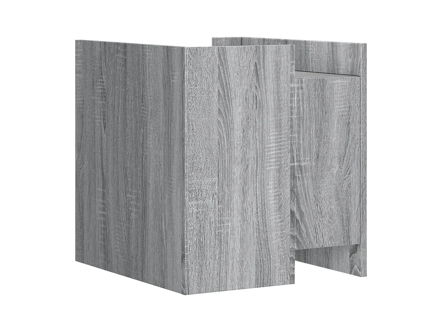 Nachttisch-Beistelltisch Grau Sonoma 45x50x50 cm Holzwerkstoff SHL29808
