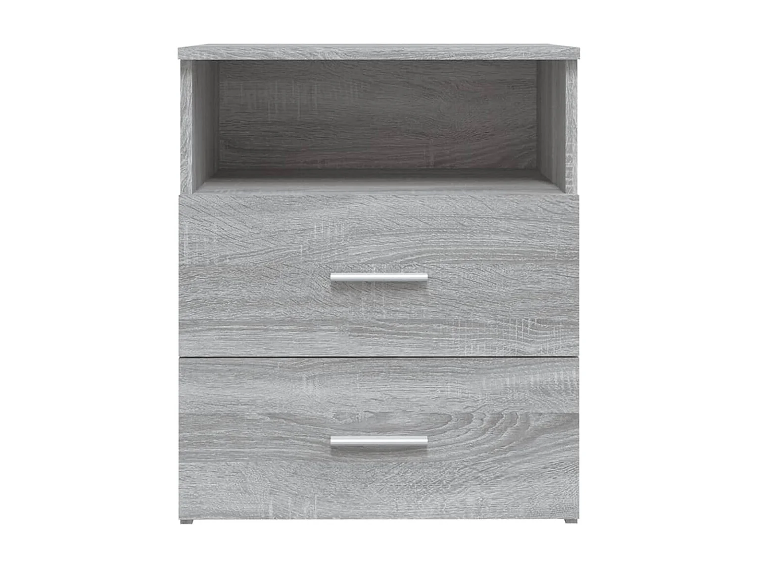 Table de chevet-Table d'appoint-Table de nuit Sonoma gris 50x32x60 cm