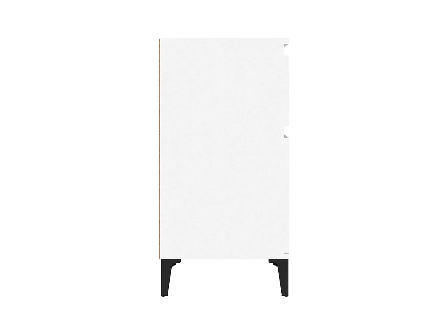 Mesitas de noche | Mesilla de noche blancas 2 uds 40x35x70 cm