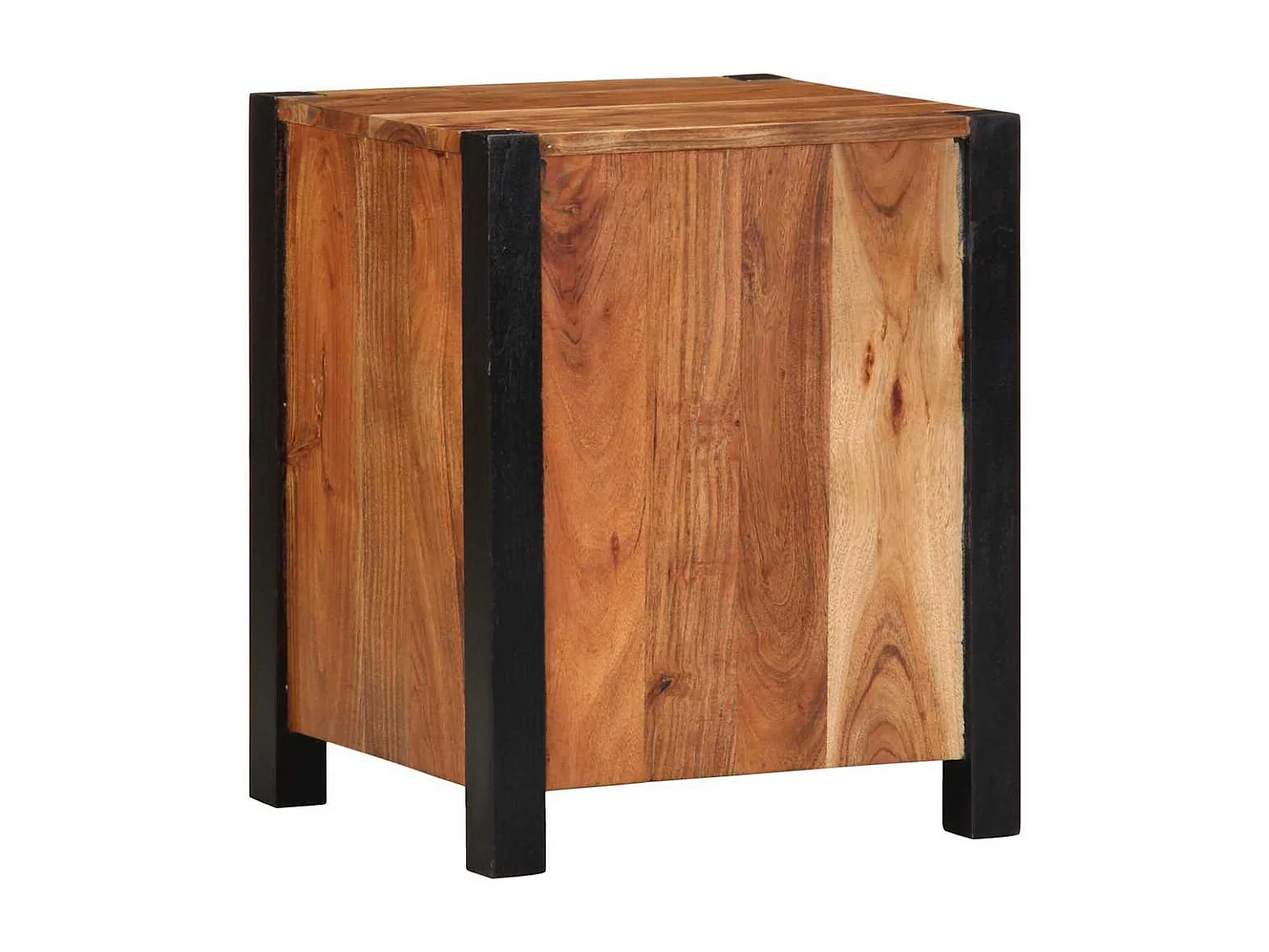 Table de chevet-Table d'appoint Marron 40x35x50 cm Bois d'acacia massif