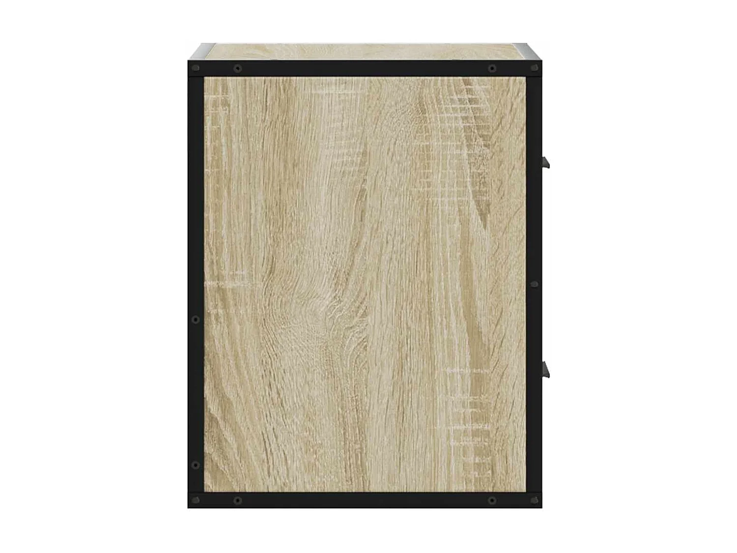 Nachttisch hängend 2er Set | Wand-Nachttische Sonoma-Eiche 40x31x39,5 cm SHL49071