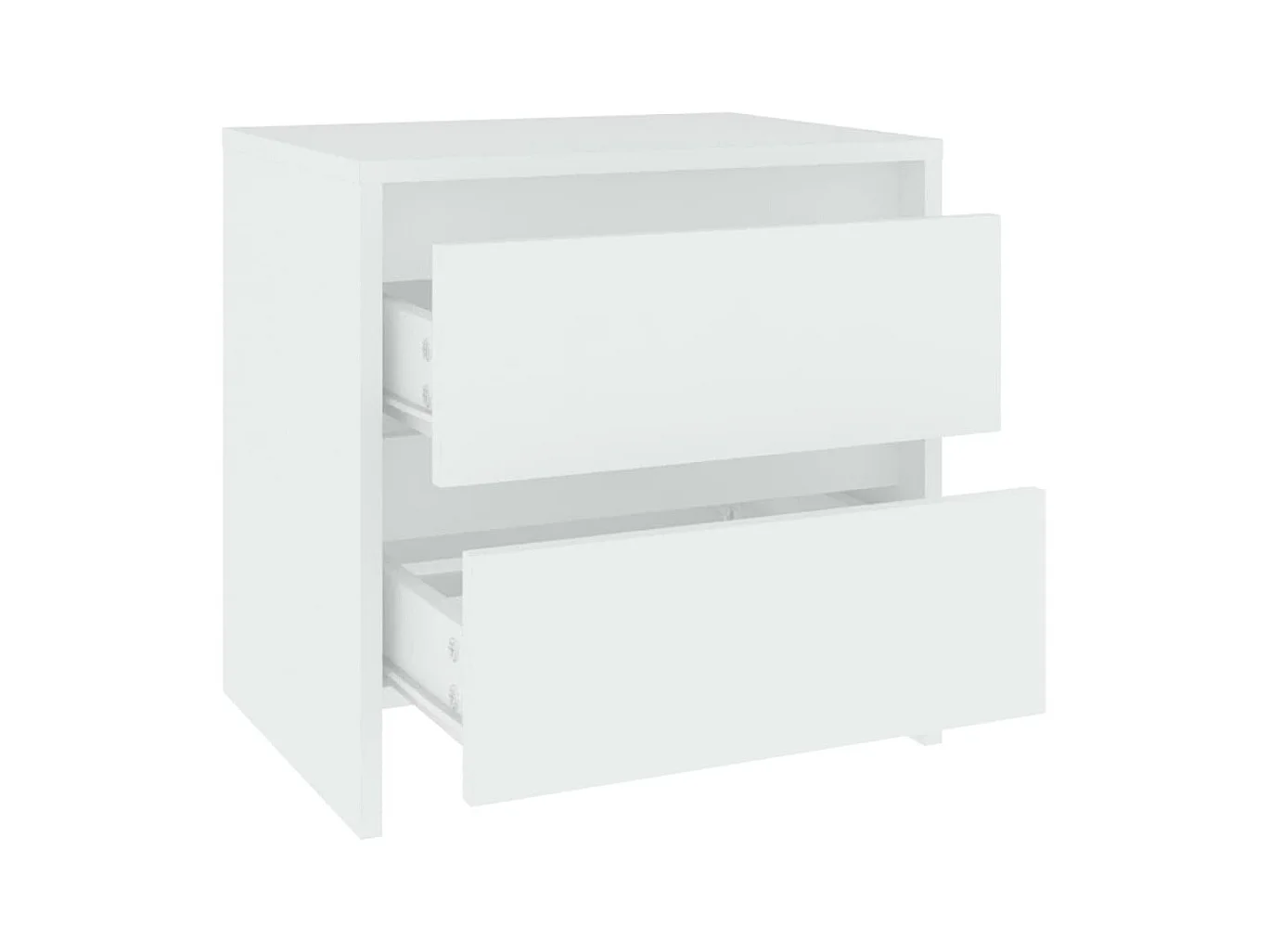 Mesitas de noche | Mesilla de noche 2 uds madera contrachapada 45x34,5x44,5 cm