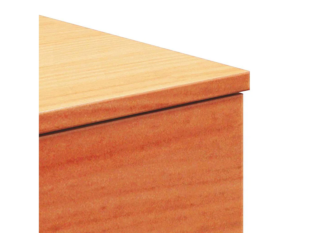 Mesa de Noche | Mesa auxiliar | Mesita de noche con cajón Marrón cera 37x35x18.5 cm