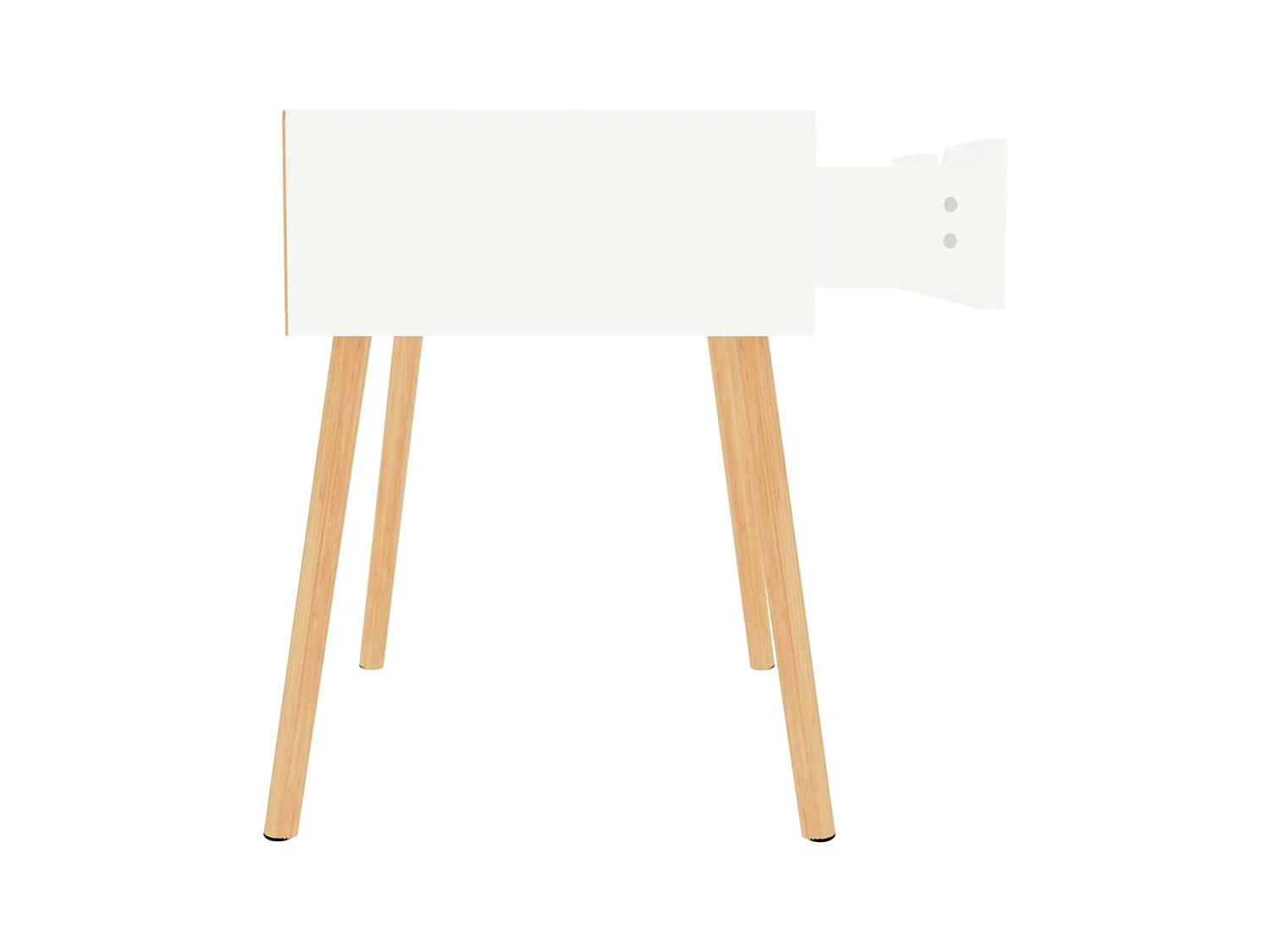 Mesitas de noche | Mesilla de noche 2 uds madera contrachapada blanco 40x40x56 cm