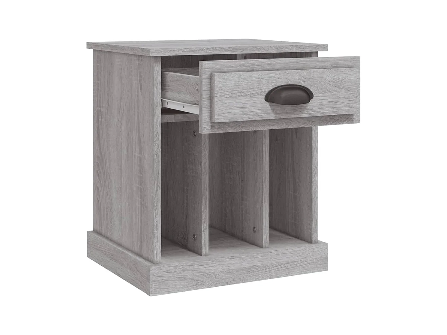 Mesitas de noche | Mesilla de noche 2 unidades gris Sonoma 43x36x50 cm