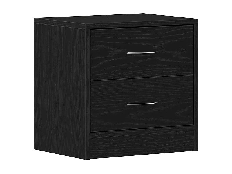 Table de chevet-Table d'appoint chêne noir 40x30x40 cm bois d'ingénierie