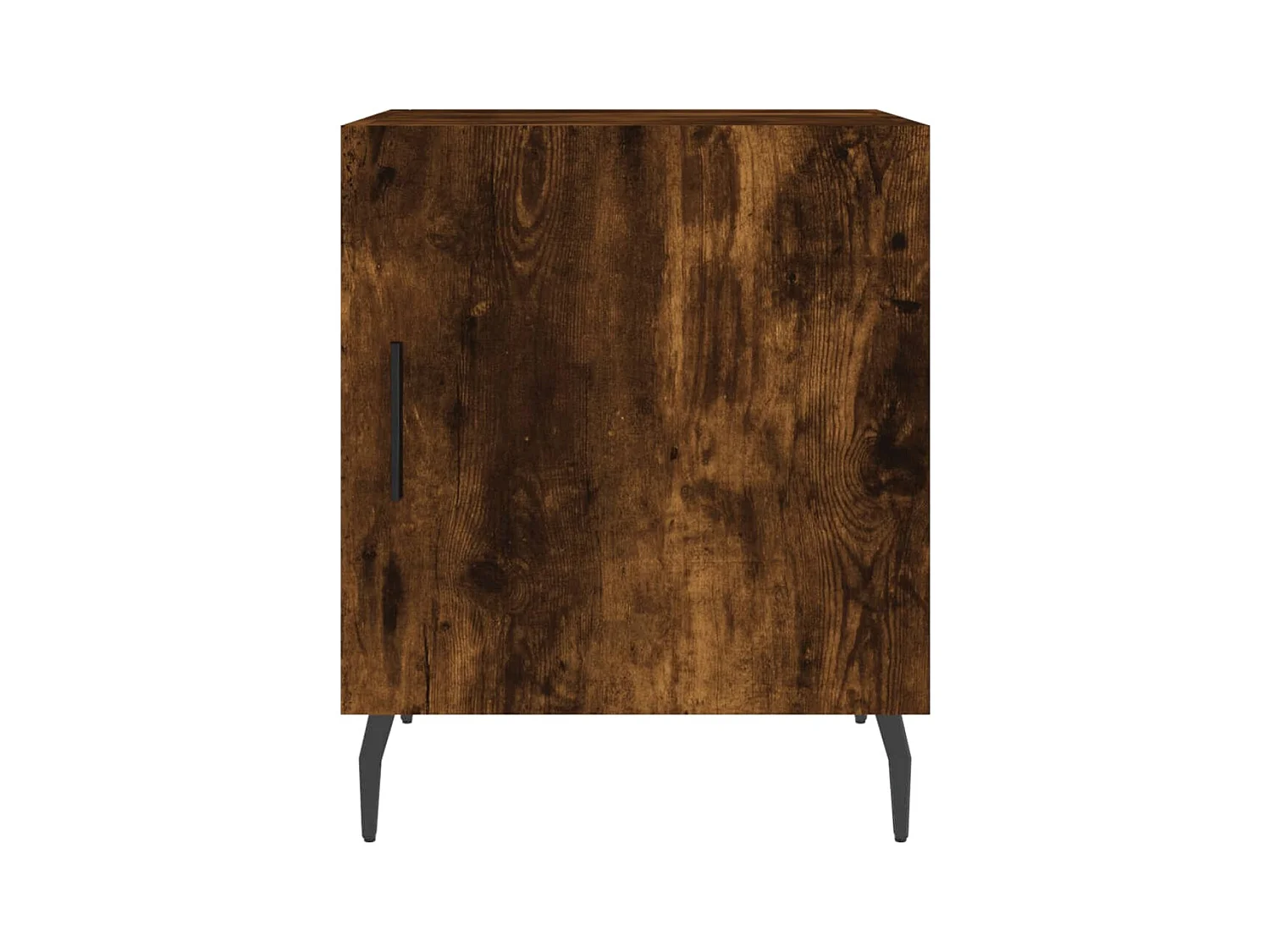 Mesitas de noche | Mesilla de noche 2 uds madera ingeniería roble ahumado 40x40x50 cm