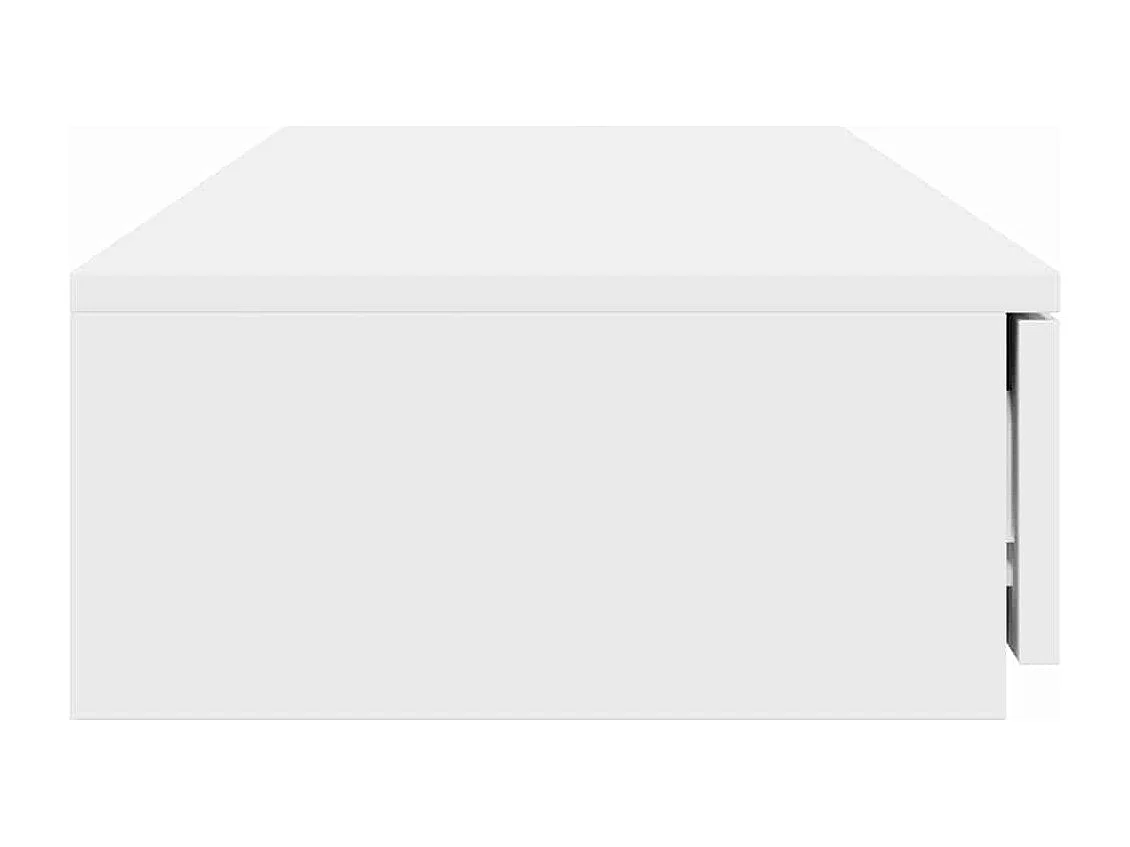 Cajones de cama con cajón Blanco 120x36.5x16.5 cm