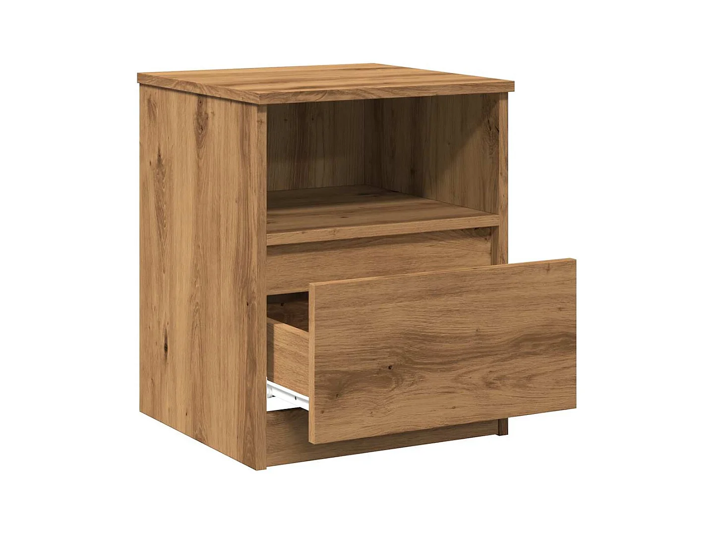 Mesita de noche | Mesilla de noche madera de ingeniería roble artisan 40x40x50 cm