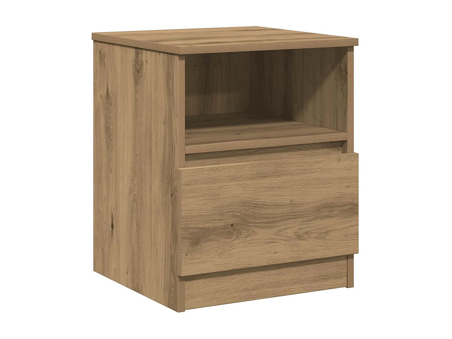 Nachttisch-Beistelltisch Artisan-Eiche 40x40x50 cm Holzwerkstoff SHL69853