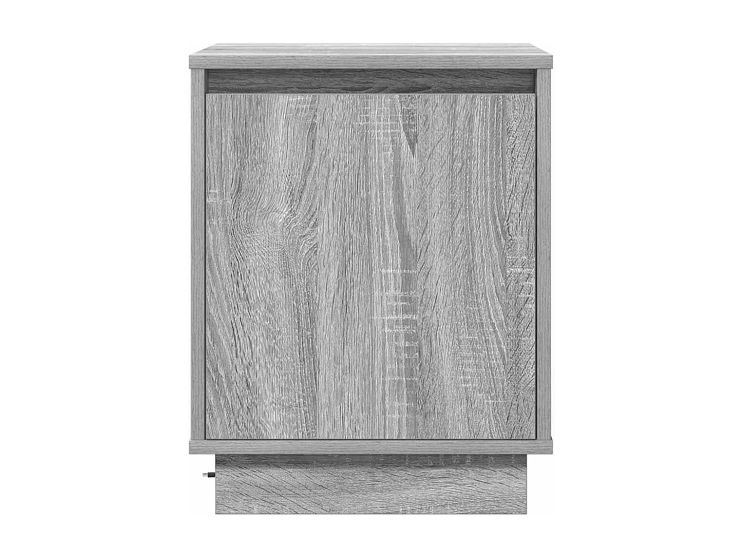 Nachttisch-Beistelltisch Grau 39 x 34,5 x 50 cm Holzwerkstoff SHL88120