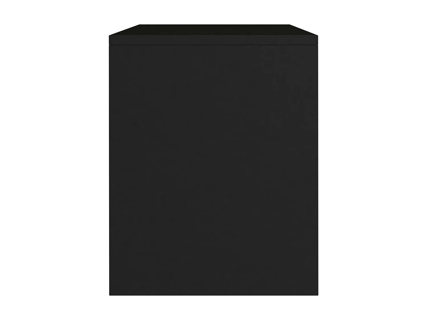 Nachttisch 2er Set-Beistelltisch Schwarz 40x30x40 cm Holzwerkstoff SHL57773