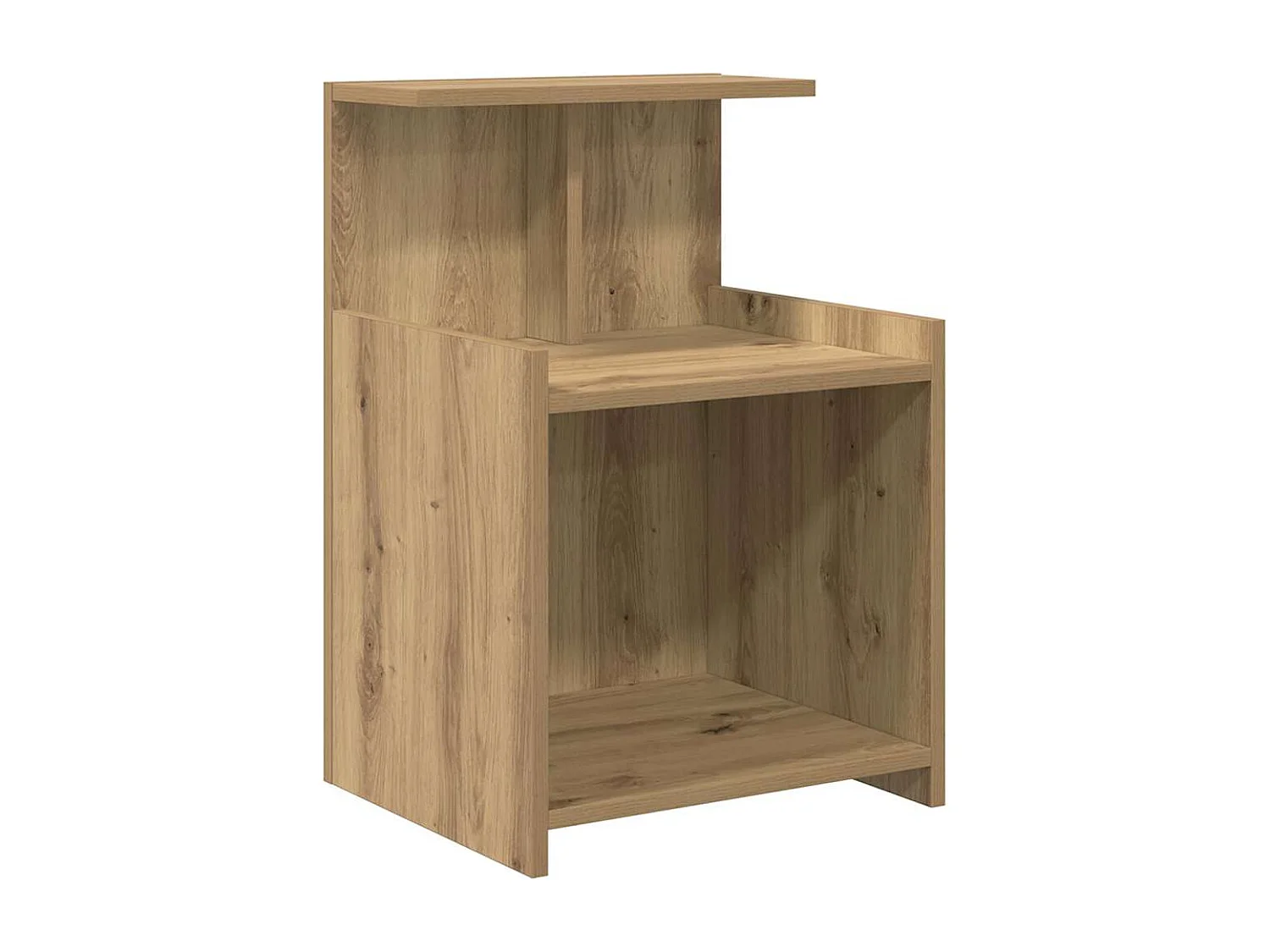 Mesita de Noche | Armario de Noche | Mesa auxiliar Roble artisan 40x35x60 cm