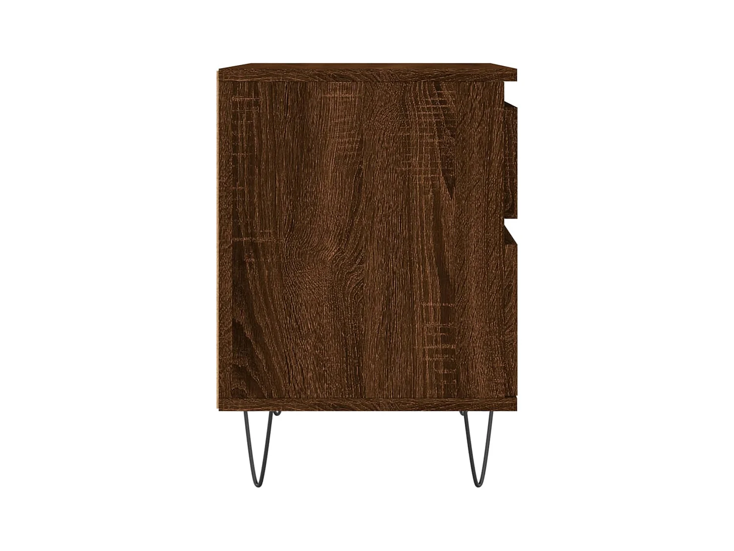 Mesitas de noche | Mesilla de noche 2 uds madera ingeniería marrón roble 40x35x50 cm