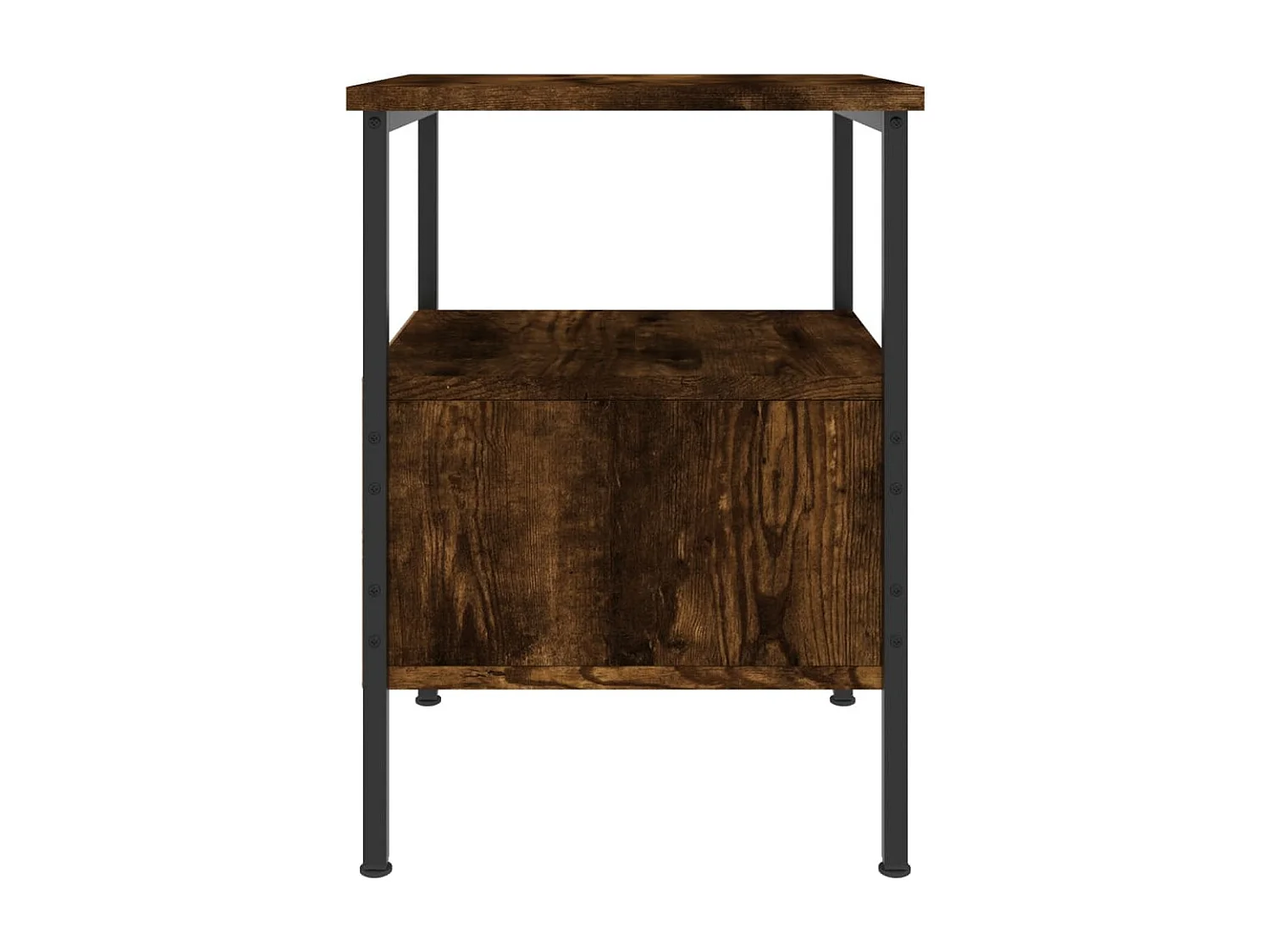 Nachttisch-Beistelltisch Räuchereiche 34x36x50 cm Holzwerkstoff SHL13719