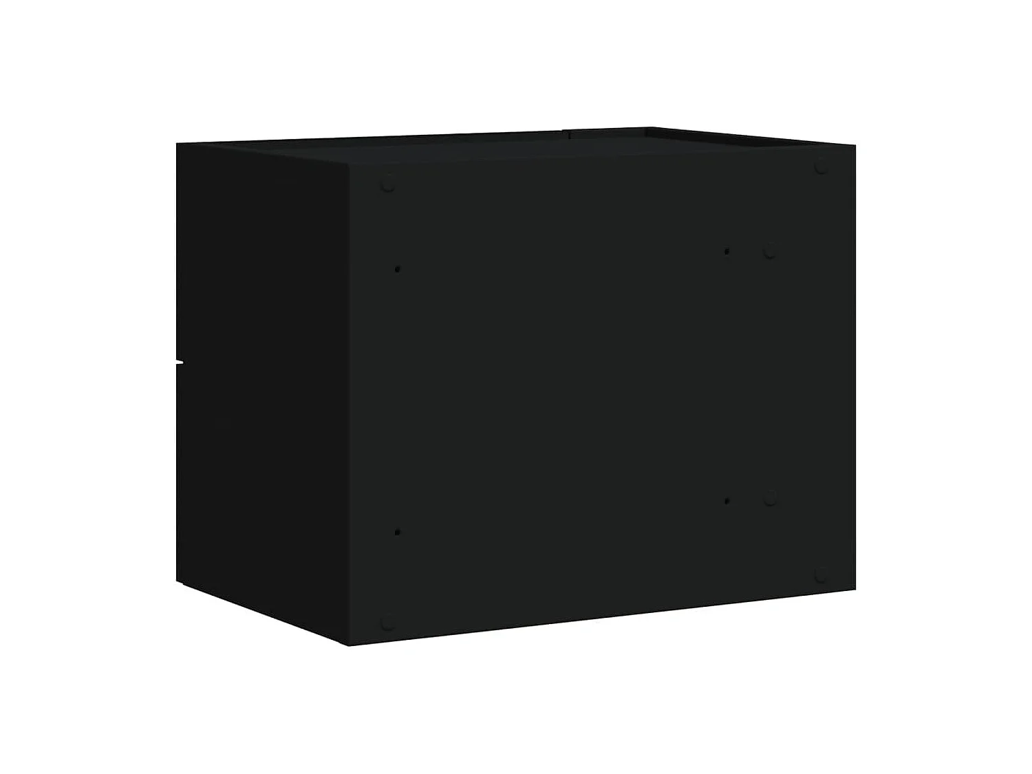 Mesitas de noche | Mesilla de noche de pared 2 unidades negra 45x30x35 cm