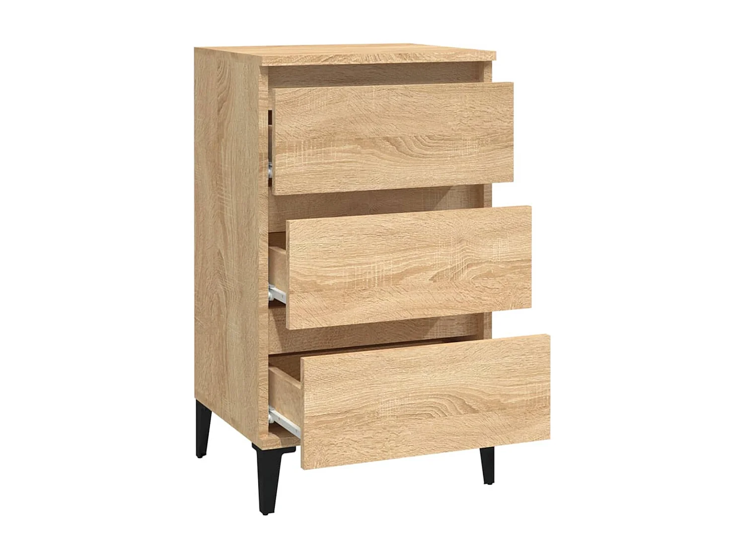 Nachttisch-Beistelltisch Sonoma-Eiche 40x35x70 cm Holzwerkstoff SHL17839