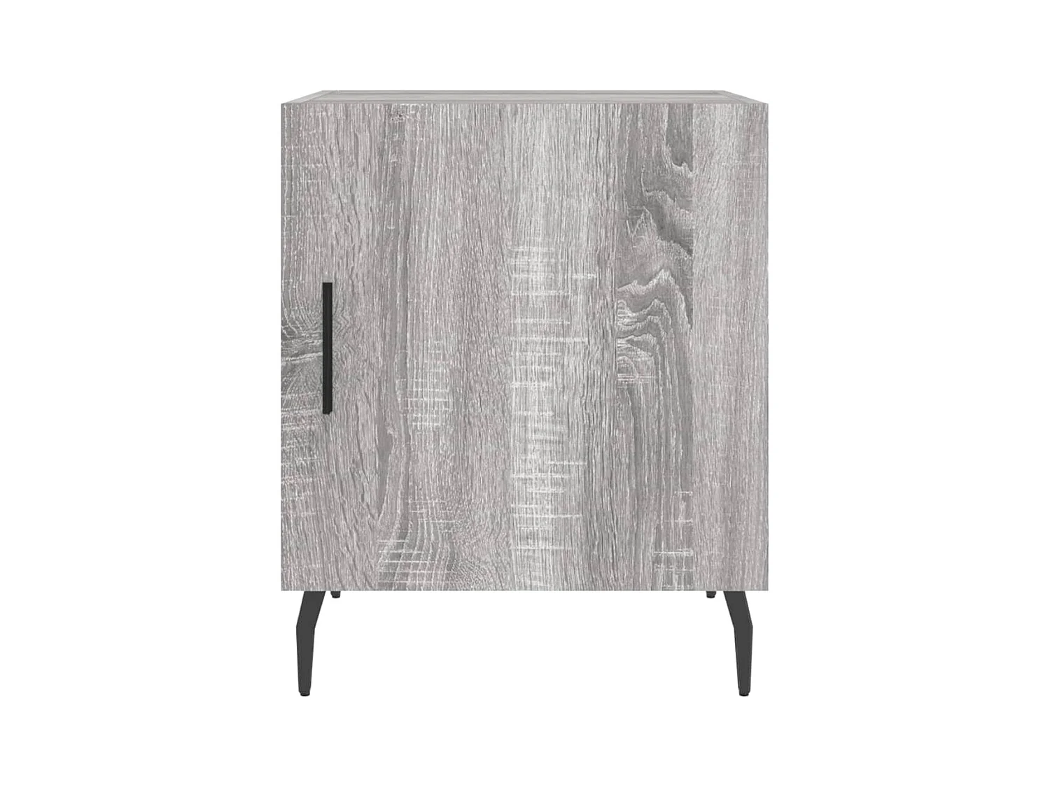 Lot de 2 Tables de chevet avec rangement sonoma gris 40x40x50cm bois d'ingénierie