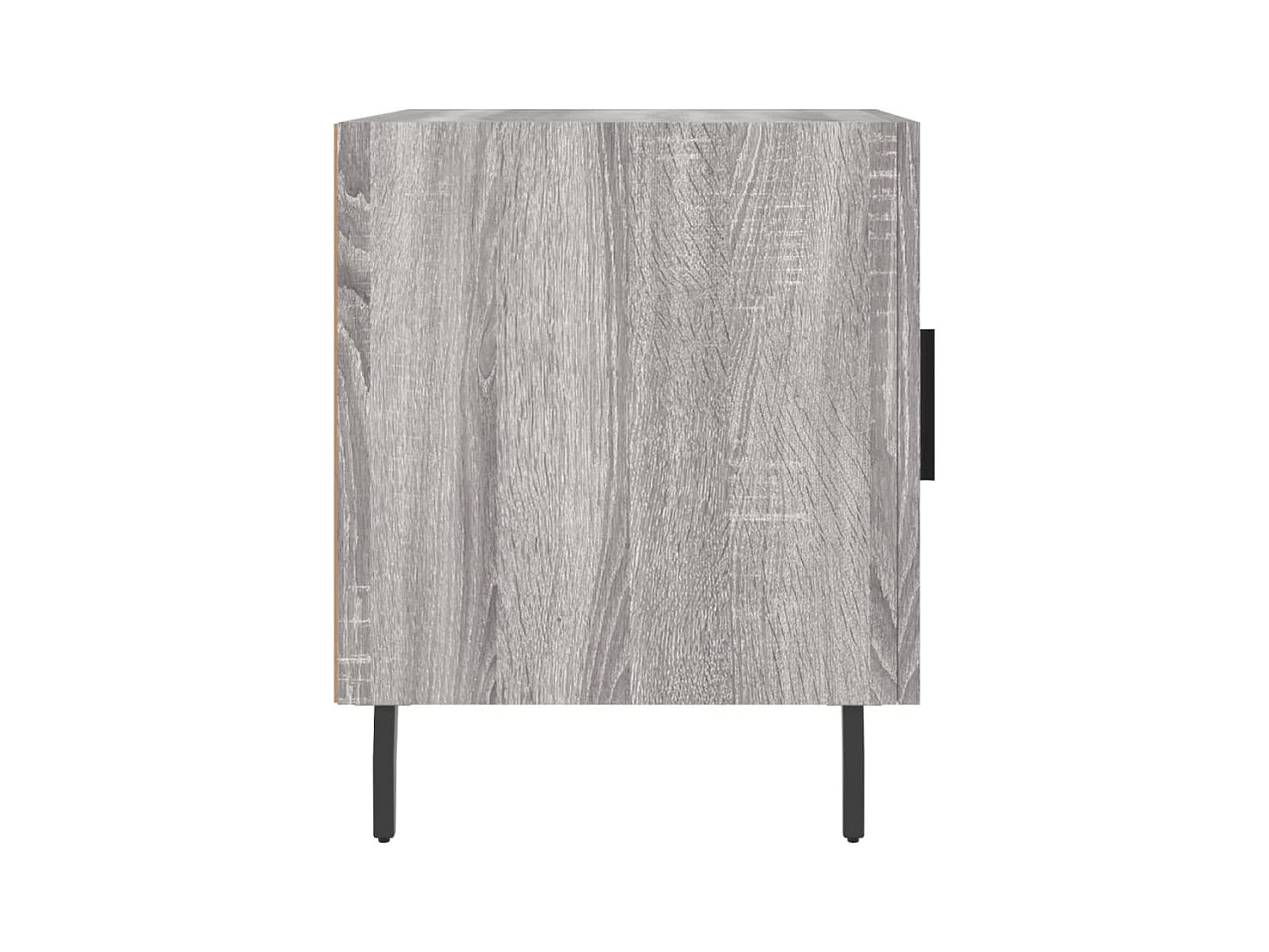 Mesitas de noche | Mesilla de noche 2 uds madera ingeniería gris Sonoma 40x40x50 cm