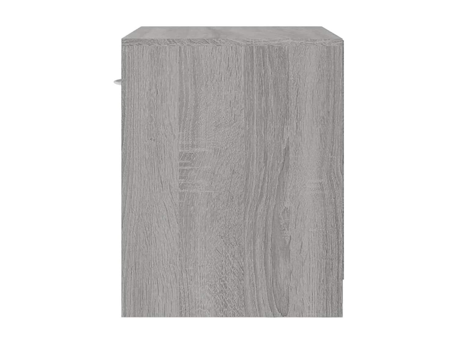 Mesitas de noche | Mesilla de noche 2 unidades con cajón gris Sonoma