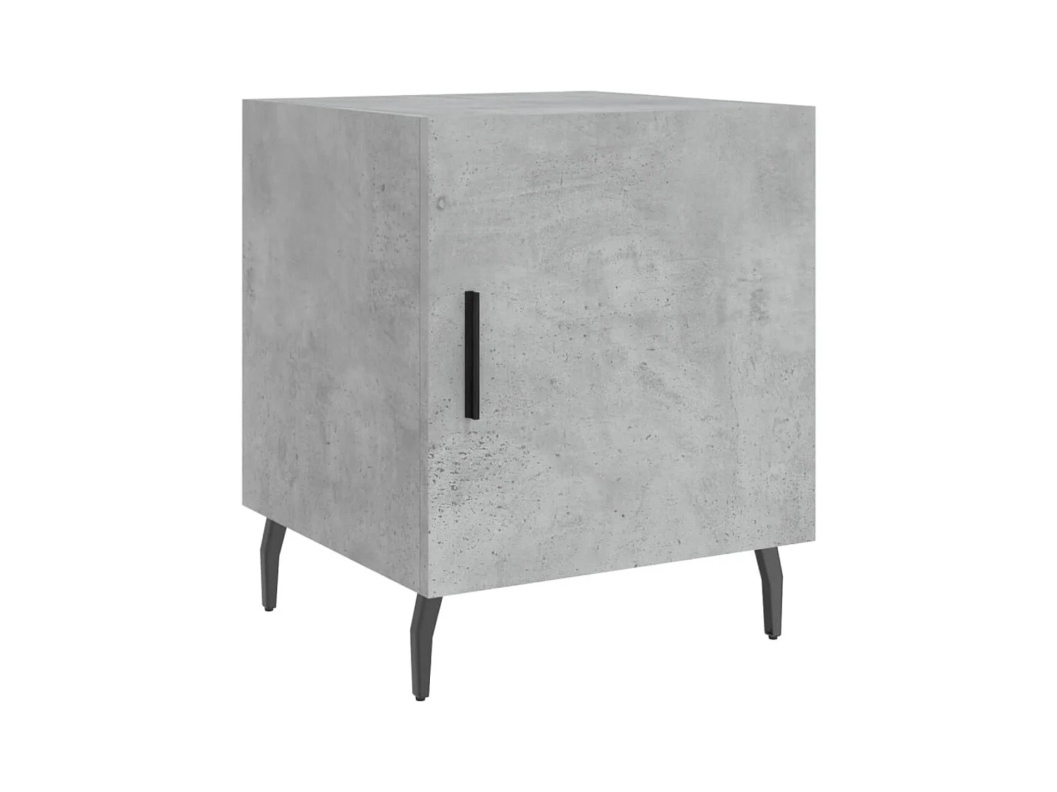 Mesitas de noche | Mesilla de noche 2 uds madera ingeniería gris hormigón 40x40x50 cm