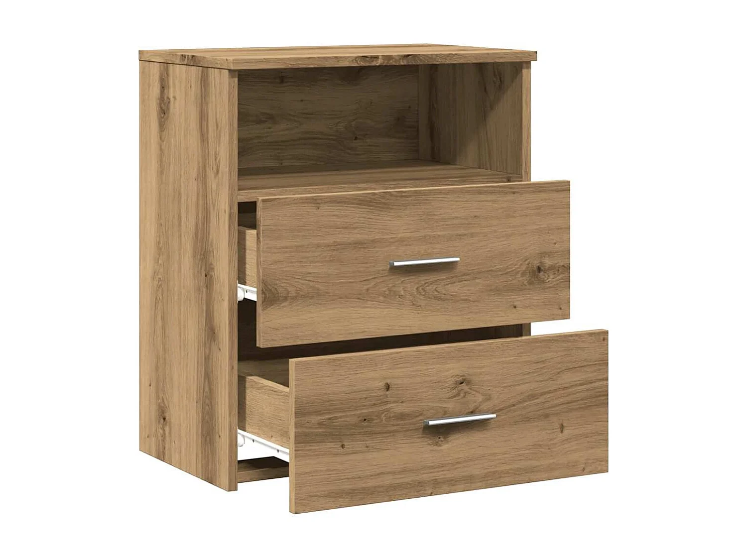 Nachttisch-Beistelltisch Artisan-Eiche 50x32x60 cm Holzwerkstoff SHL73654