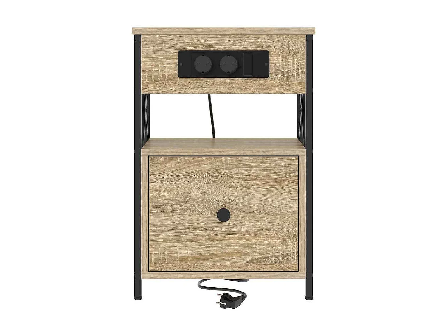 Comodini 2 pz | Tavolino da notte Rovere Sonoma 40x31x60 cm SHL6391