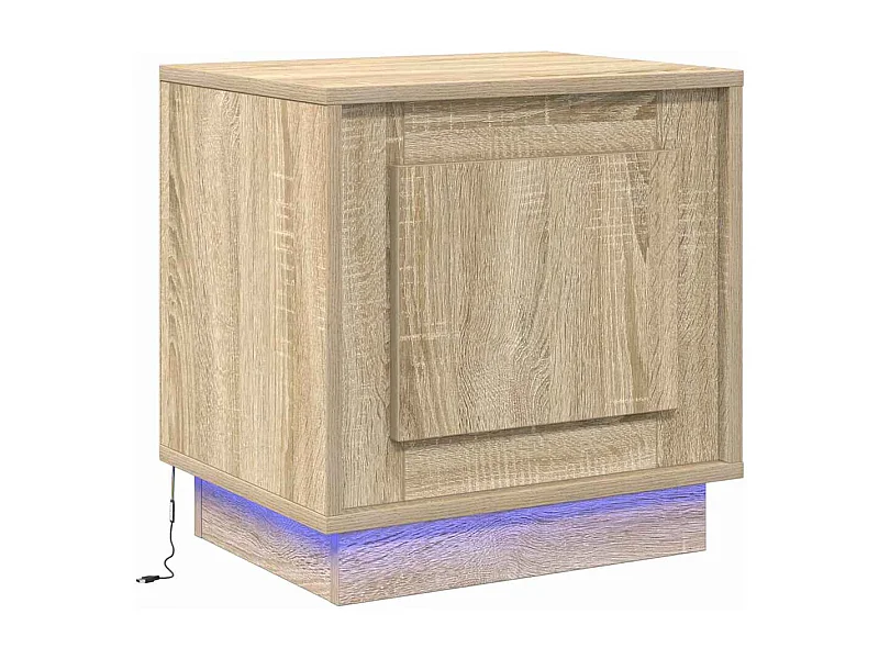 Table de chevet-Table d'appoint avec Chêne sonoma 44x34,5x45 cm
