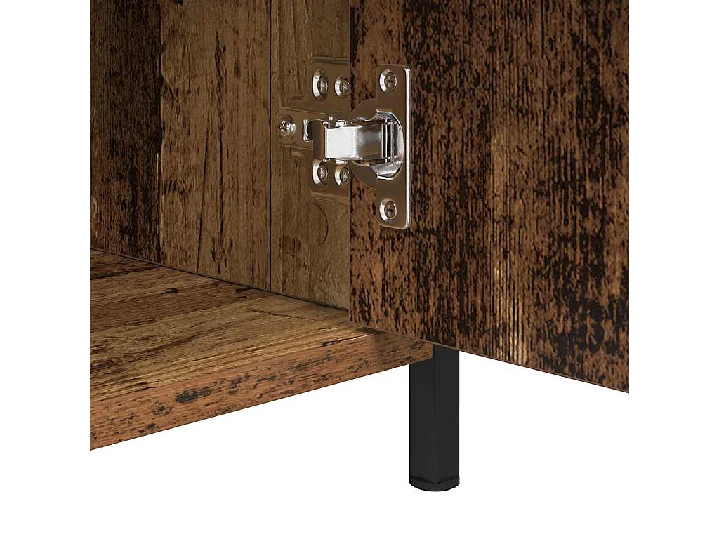 Mesita de Noche | Armario de Noche con cajón Madera vieja 40x42x60 cm