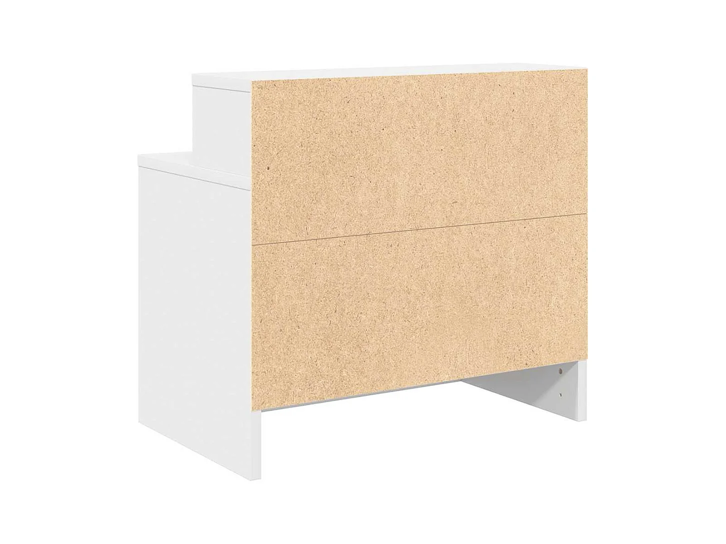 Mesillas de noche | Mesita de noche con cajón 2 uds blanco 51x31x47 cm