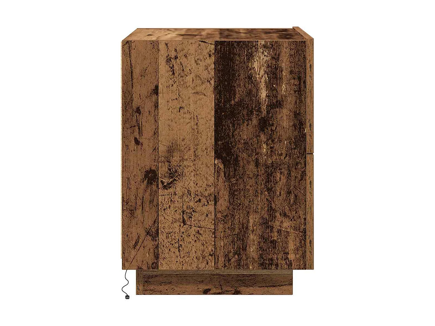 Mesita de Noche | Armario de Noche con cajón Madera vieja 45x40x55 cm